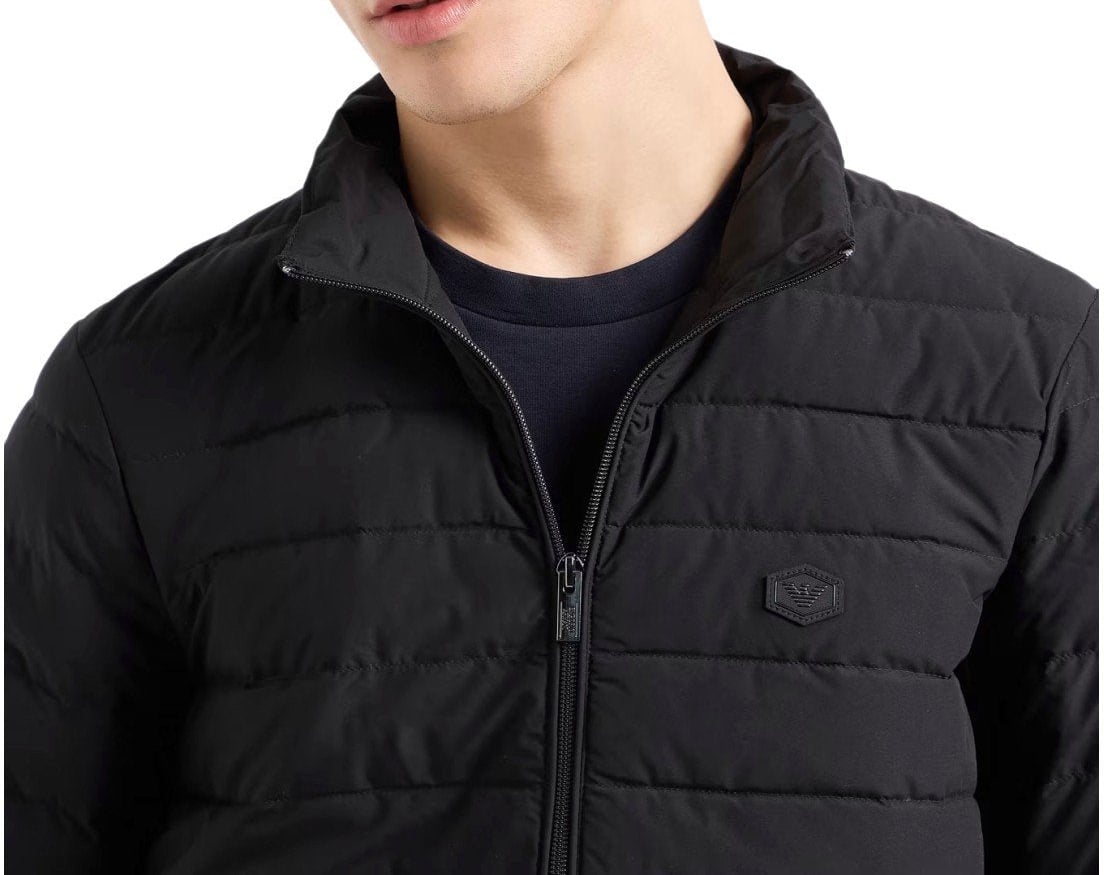 Emporio Armani EMPORIO ARMANI ESSENTIAL DOWN JACKET Zwart