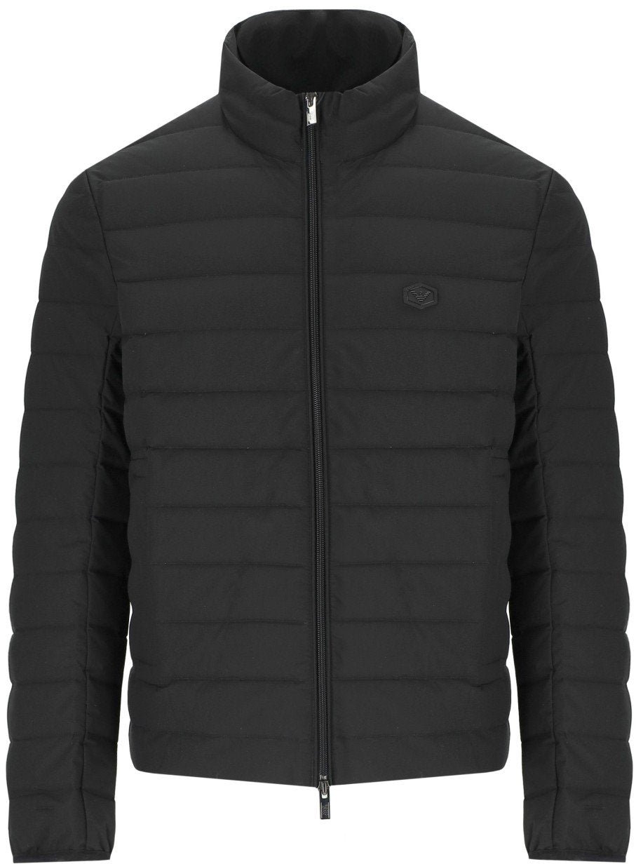 Emporio Armani EMPORIO ARMANI ESSENTIAL DOWN JACKET Zwart