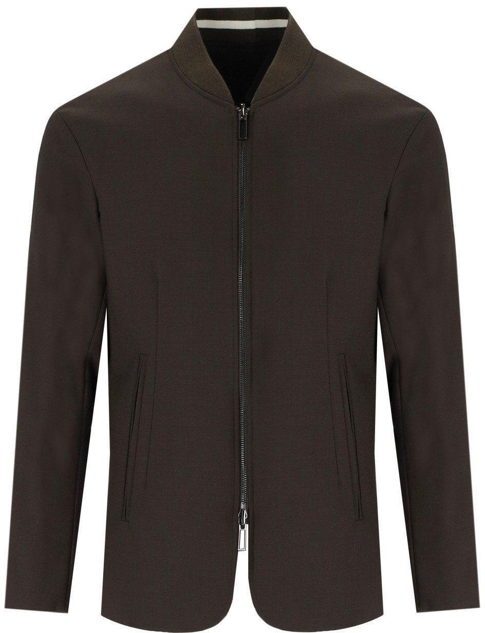 Emporio Armani EMPORIO ARMANI BLUE REVERSIBLE JACKET Bruin