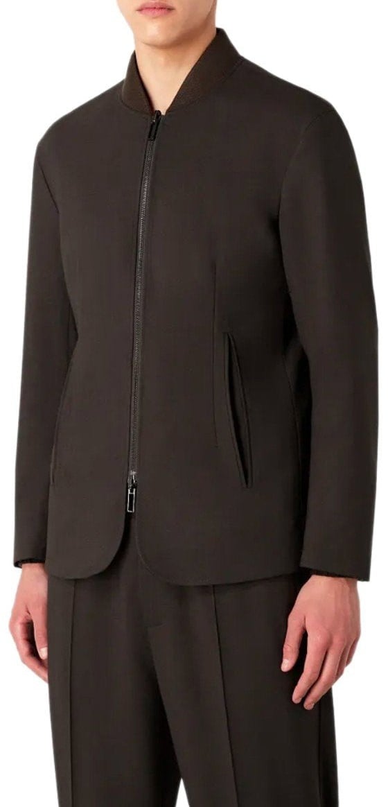 Emporio Armani EMPORIO ARMANI BLUE REVERSIBLE JACKET Bruin