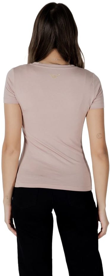 Emporio Armani EA7 Emporio Armani Pink Modal T-Shirt Roze
