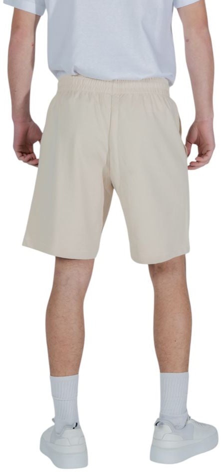 Emporio Armani EA7 Emporio Armani Beige Cotton Bermuda Shorts Beige