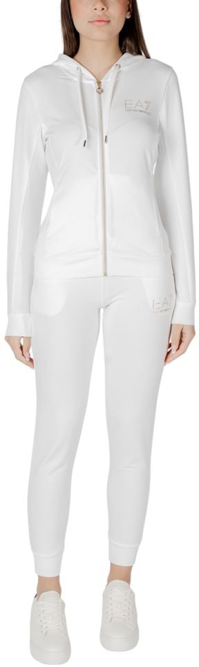 Emporio Armani EA7 Emporio Armani Cream Polyester Tracksuit Beige