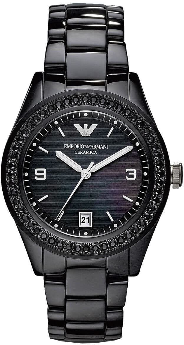 Emporio Armani Armani AR1423 Dameshorloge 39mm Zwart