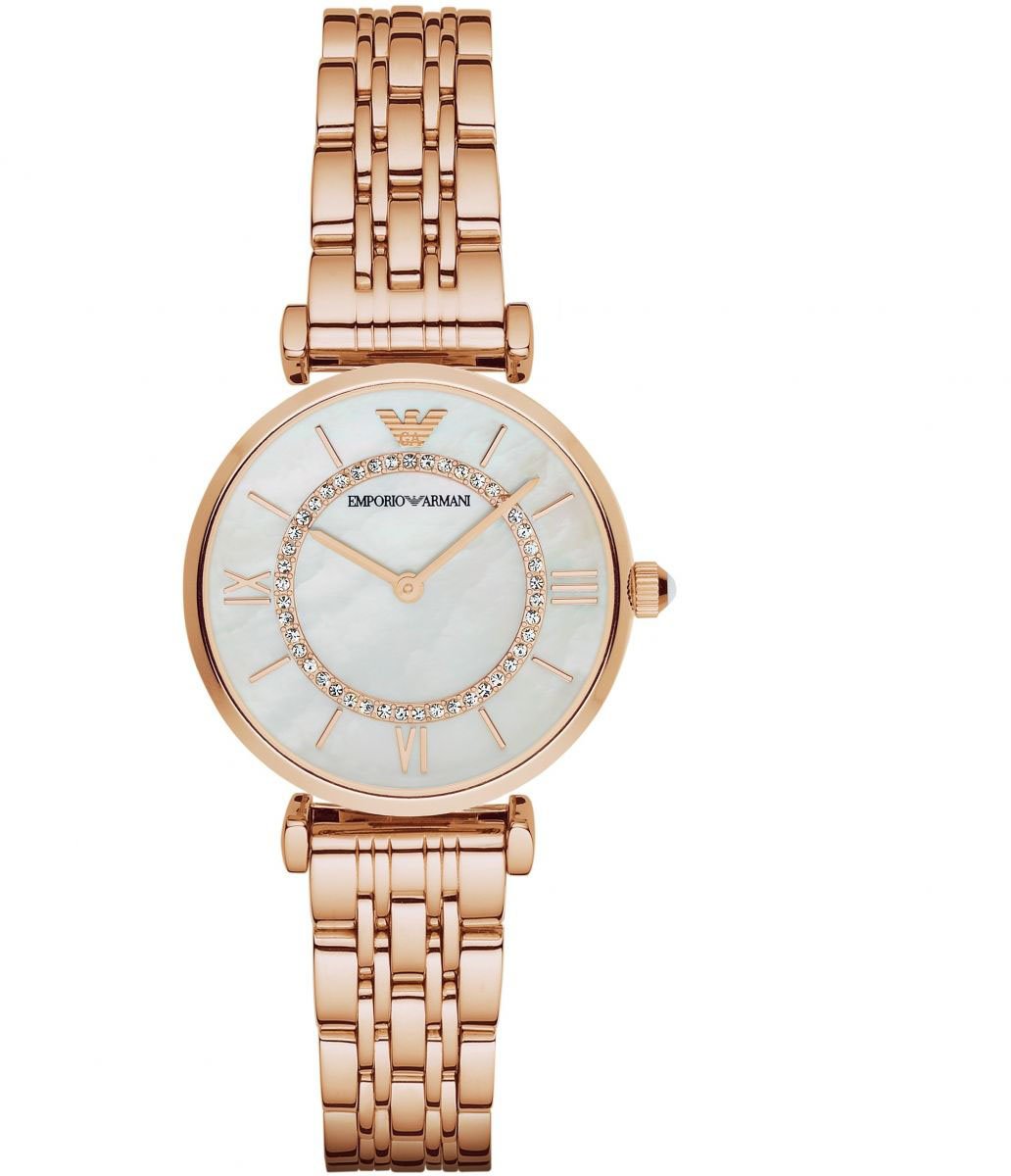 Emporio Armani Armani AR1909 Dameshorloge 32mm Roze