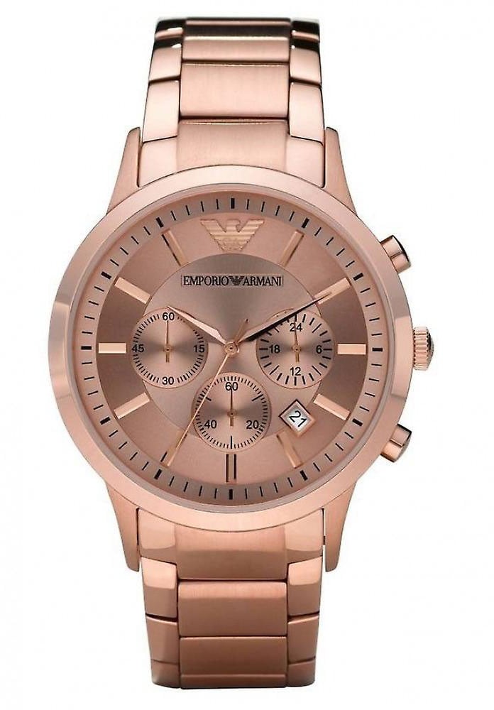 Emporio Armani Armani Horloge RVS Heren AR2452 43mm Roze