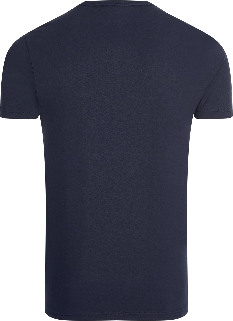 Emporio Armani T-Shirt 2er Pack marine Blauw