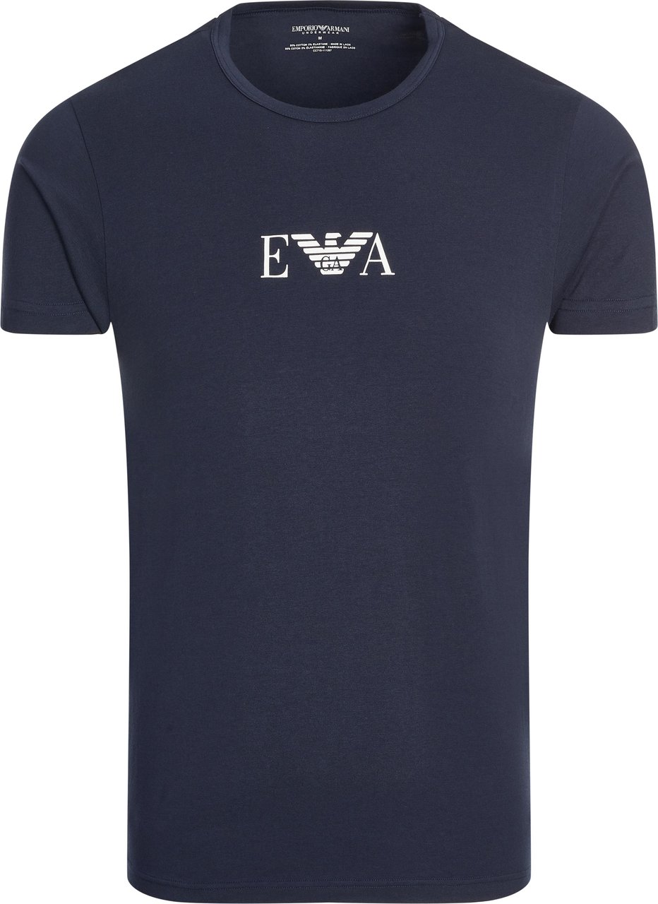 Emporio Armani T-Shirt 2er Pack marine Blauw