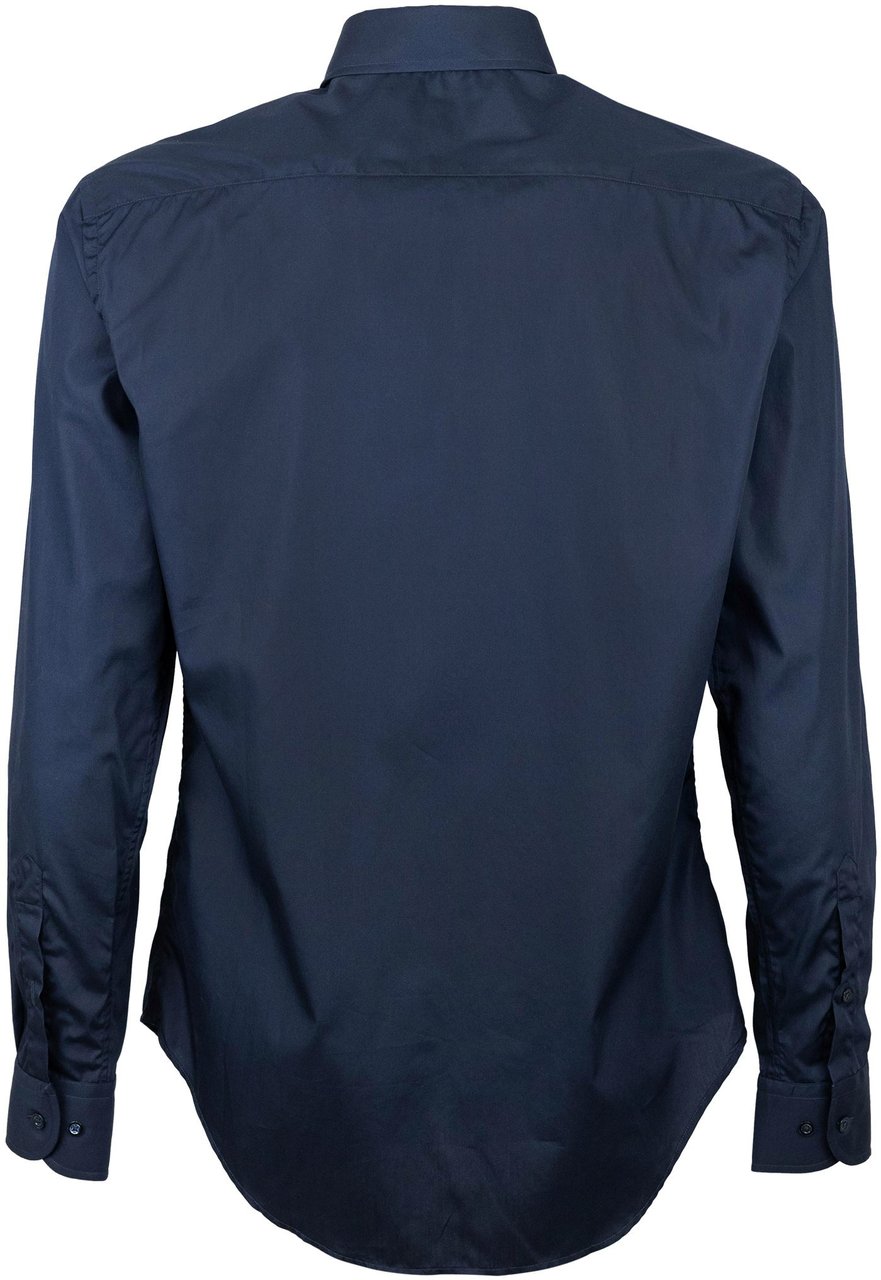 Emporio Armani Shirts Blue Blauw