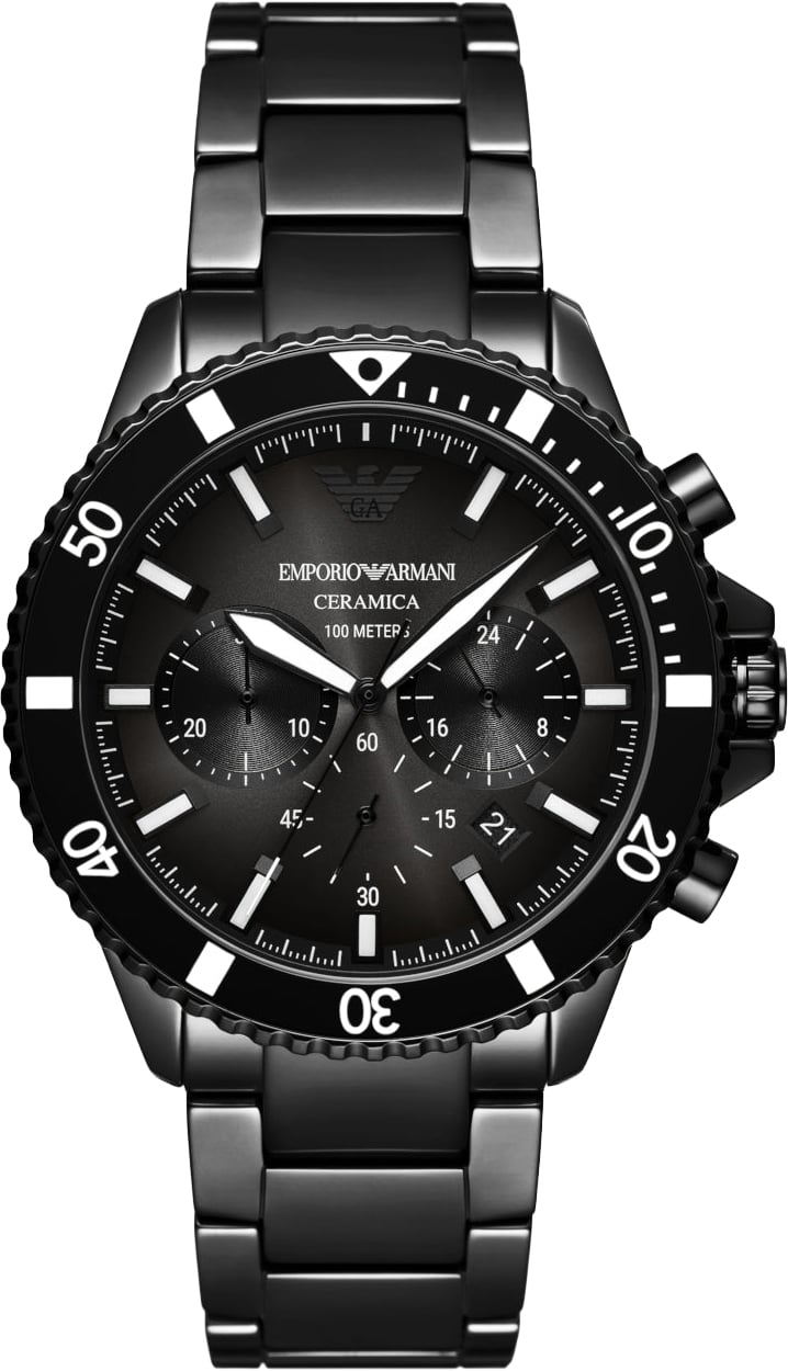 Emporio Armani - Horloge - Grijs Divers