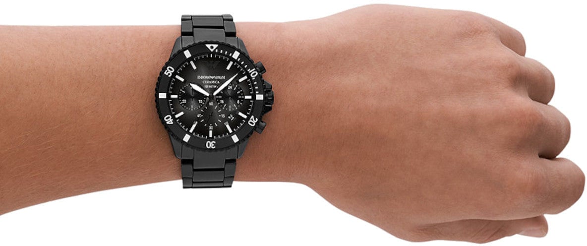 Emporio Armani - Horloge - Grijs Divers