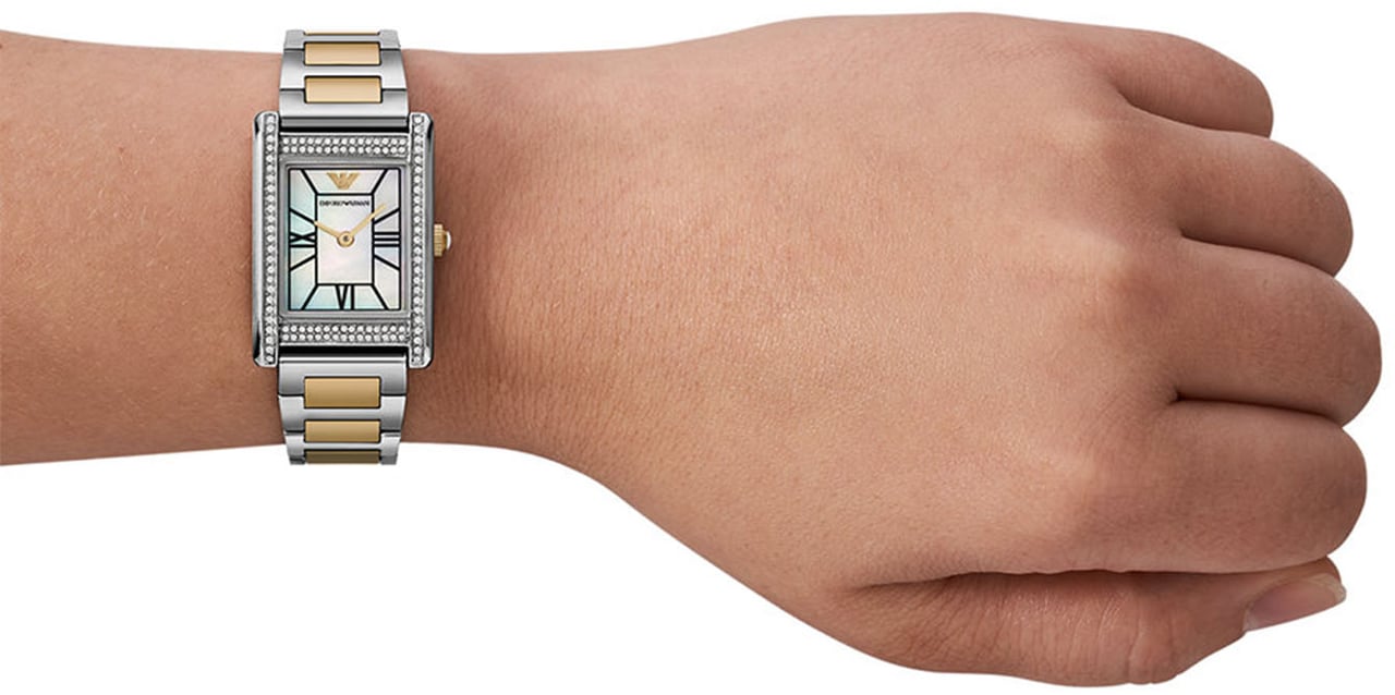 Emporio Armani - Horloge - Zilver Zilver