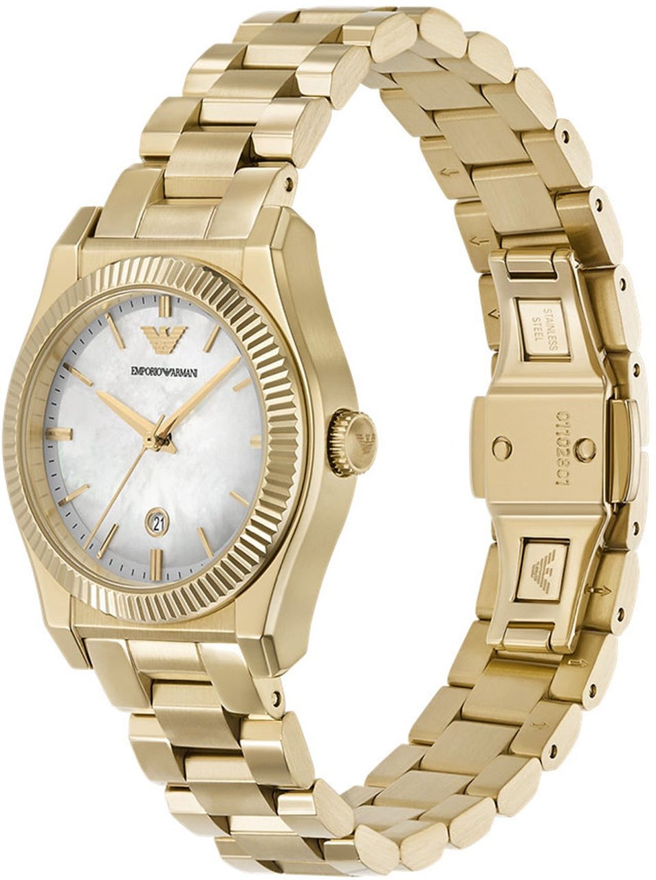 Emporio Armani - Horloge - Parel Goud