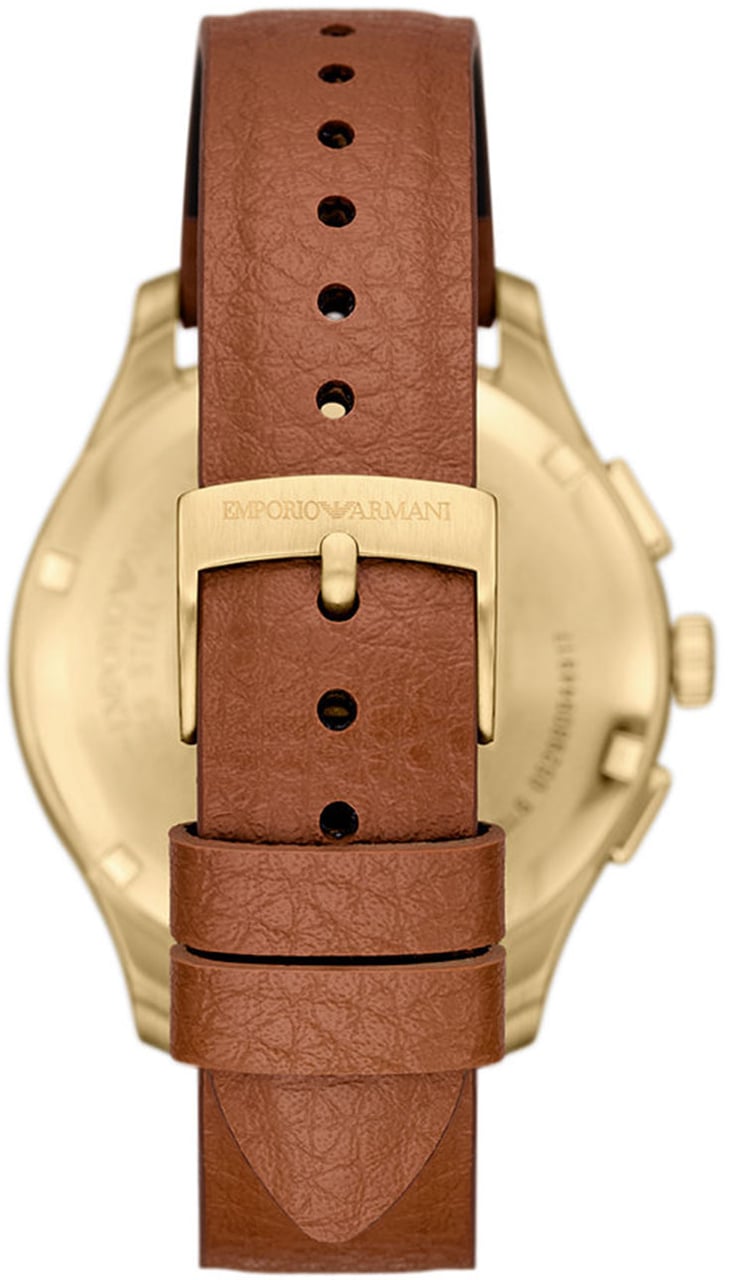 Emporio Armani - Horloge - Crème Neutraal