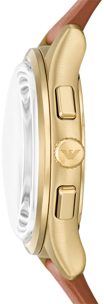 Emporio Armani - Horloge - Crème Neutraal