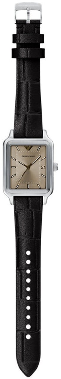 Emporio Armani - Horloge - Taupe Zilver