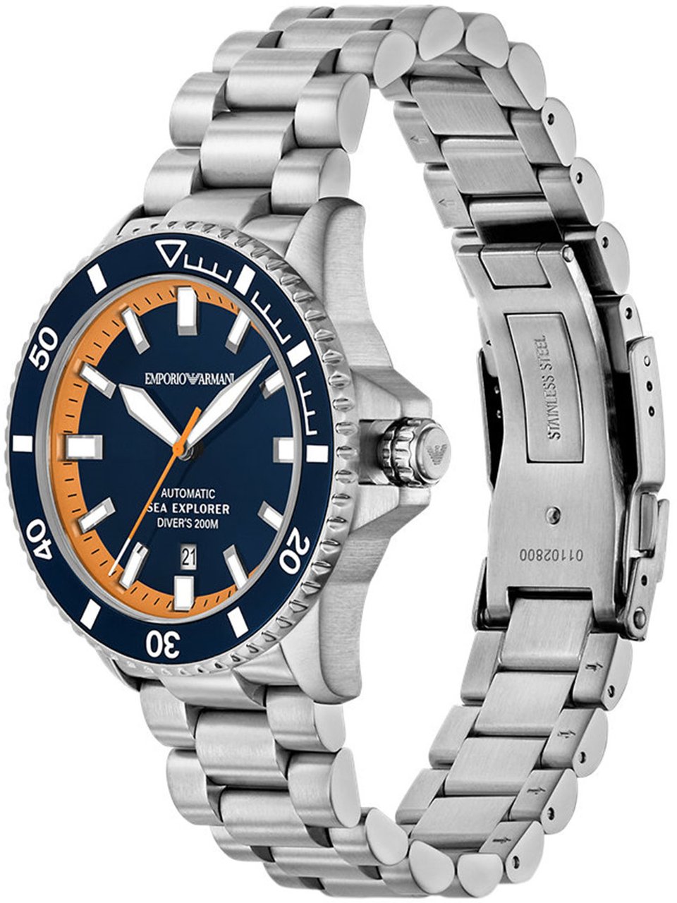 Emporio Armani - Horloge - Blauw Divers