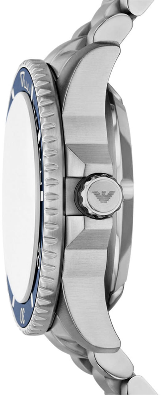 Emporio Armani - Horloge - Blauw Divers