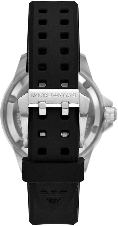 Emporio Armani - Horloge - Bruin Zilver