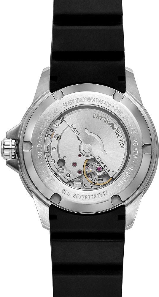Emporio Armani - Horloge - Bruin Zilver
