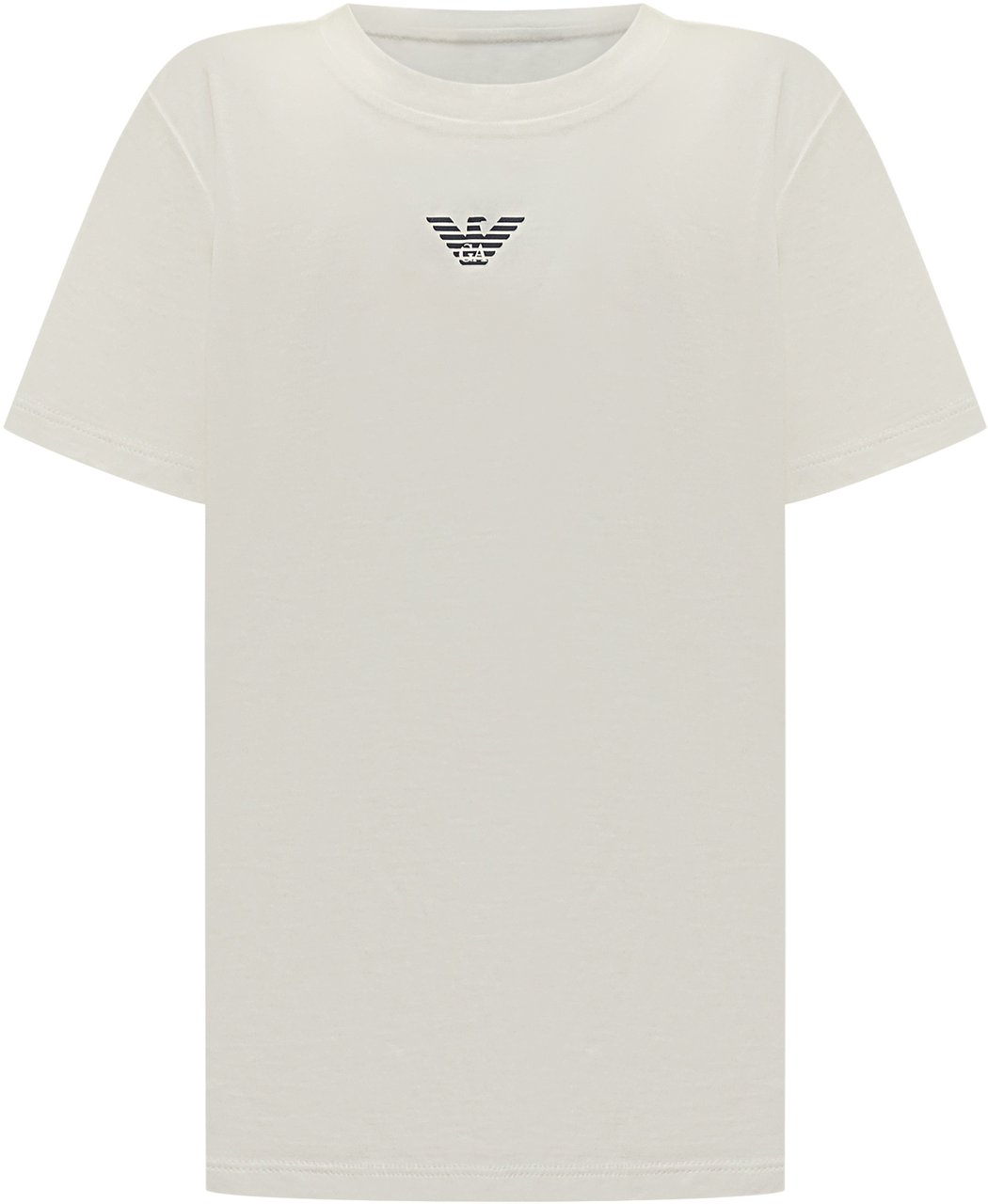 Emporio Armani T-shirt Bianca con Logo Emporio Armani Wit
