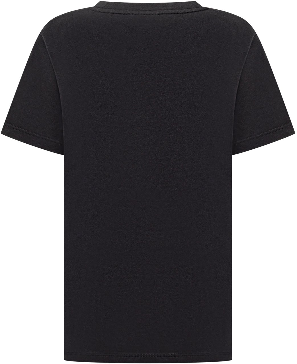 Emporio Armani T-shirt Nera con Logo Emporio Armani Blauw