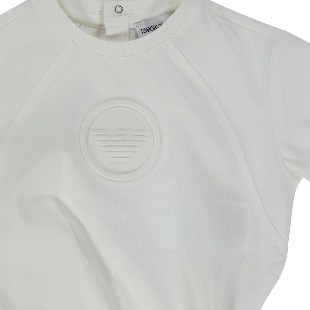 Emporio Armani Armani Baby Jongens T-Shirt In Wit Wit