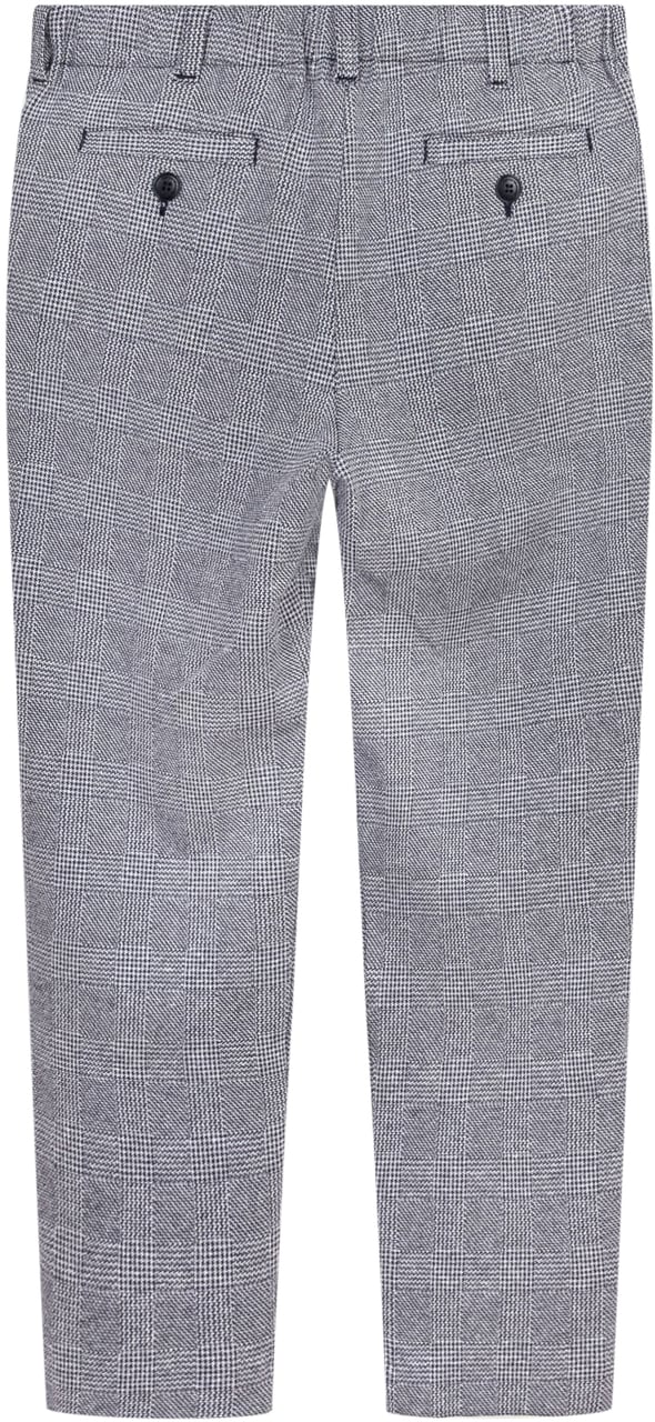 Emporio Armani Emporio Armani Pantaloni a Quadri da Bambino Lichtgrijs
