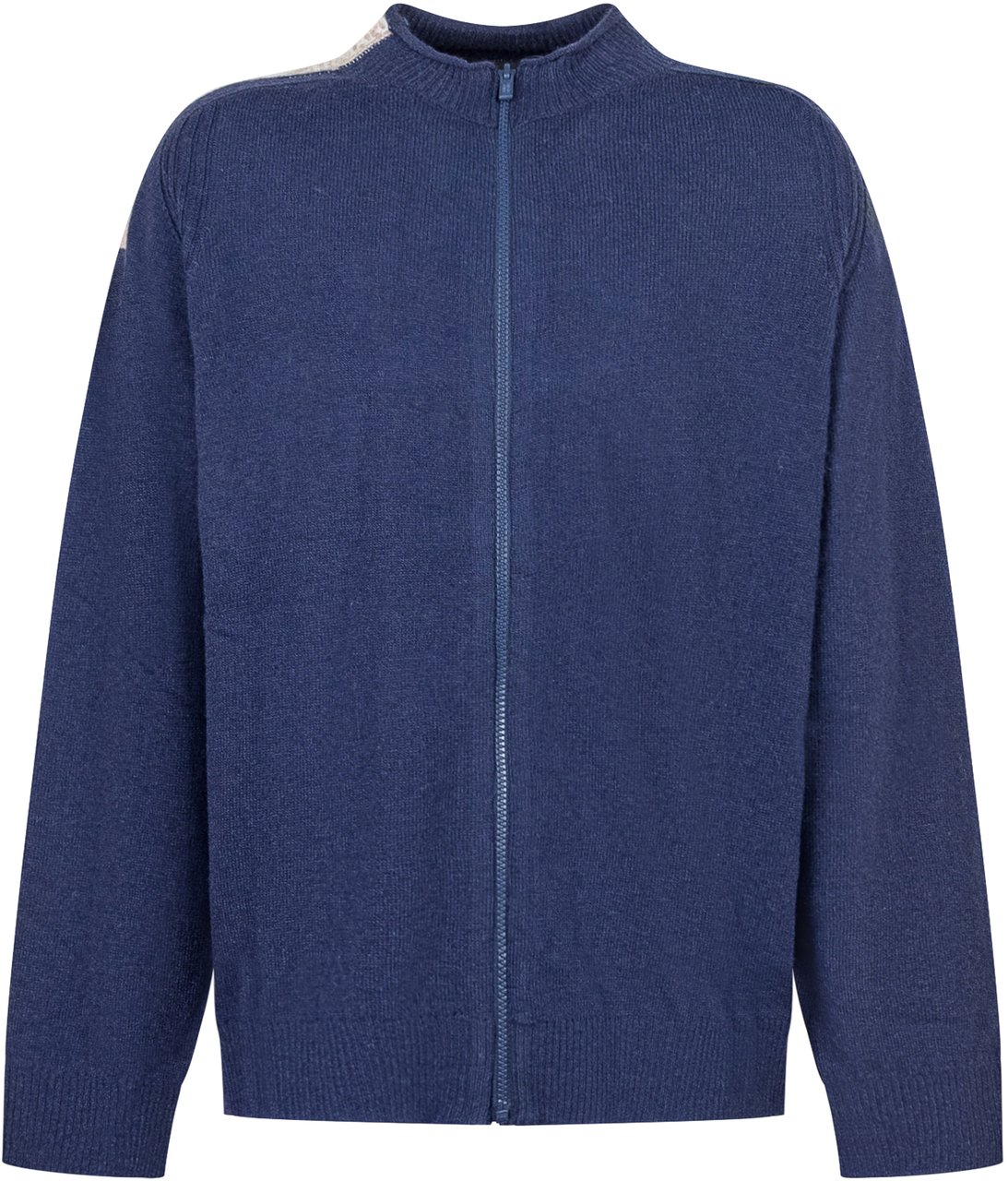 Emporio Armani Emporio Armani Cardigan Blu da Bambino con Zip Blauw