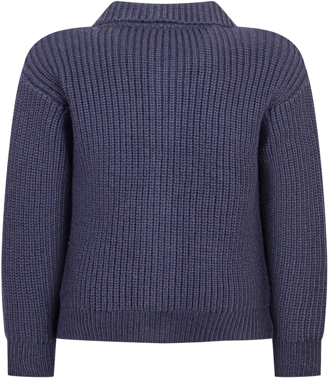 Emporio Armani Emporio Armani Cardigan Blu da Bambino con Logo Blauw