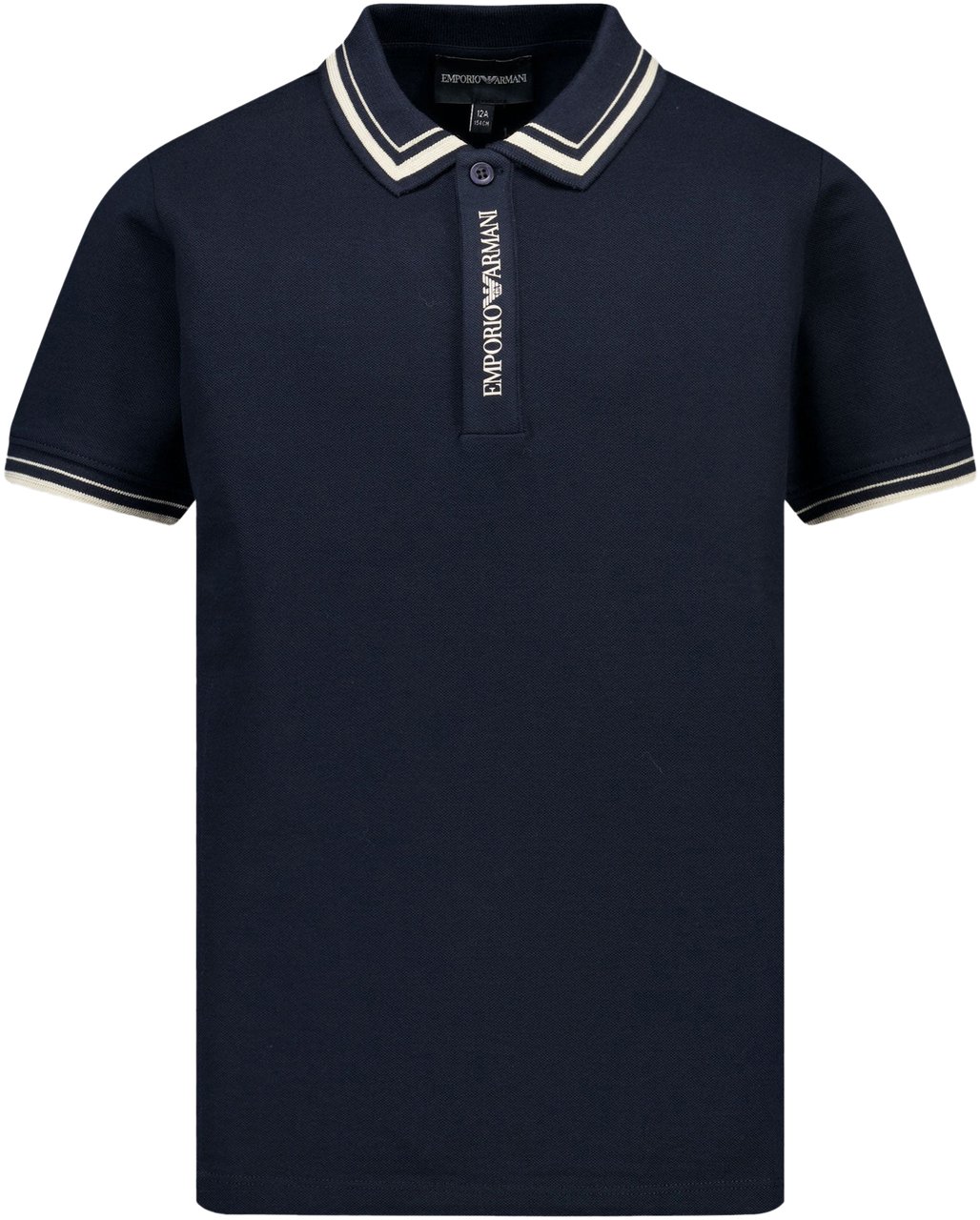 Emporio Armani Armani Kinder Jongens Polo In Navy Blauw