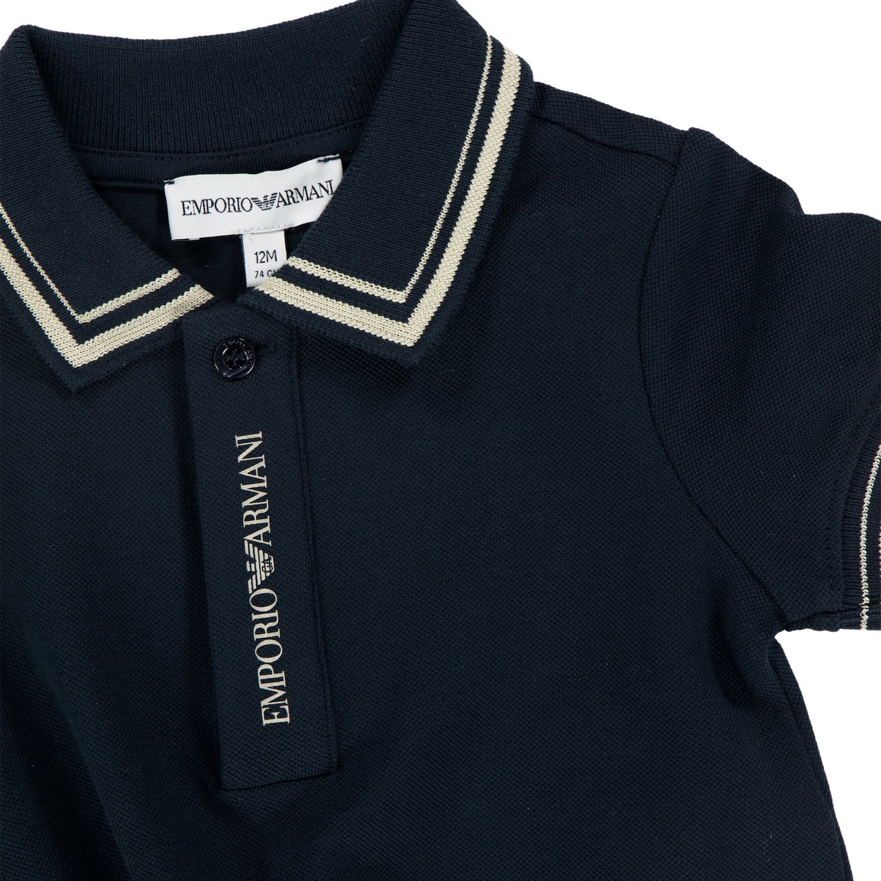 Emporio Armani Armani Baby Jongens Polo In Donker Blauw Blauw