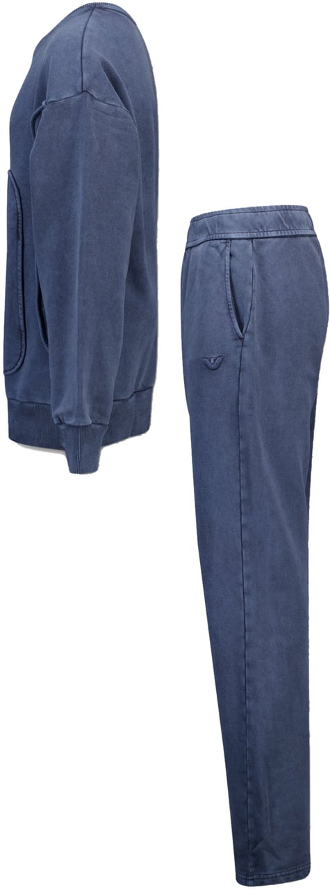 Emporio Armani Armani Kinder Jongens Joggingpak In Blauw Blauw