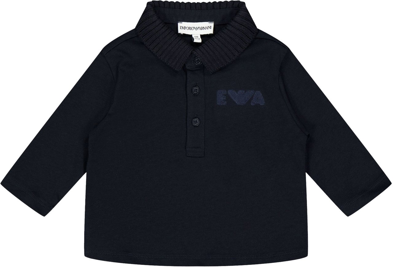 Emporio Armani Armani Baby Jongens Polo In Donker Blauw Blauw