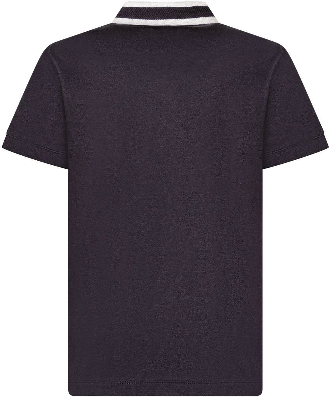 Emporio Armani Polo con Colletto a Contrasto Donkergrijs