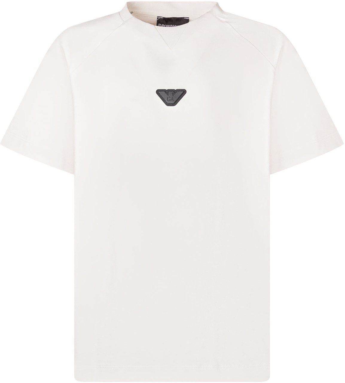 Emporio Armani T-shirt con Logo Frontale Wit