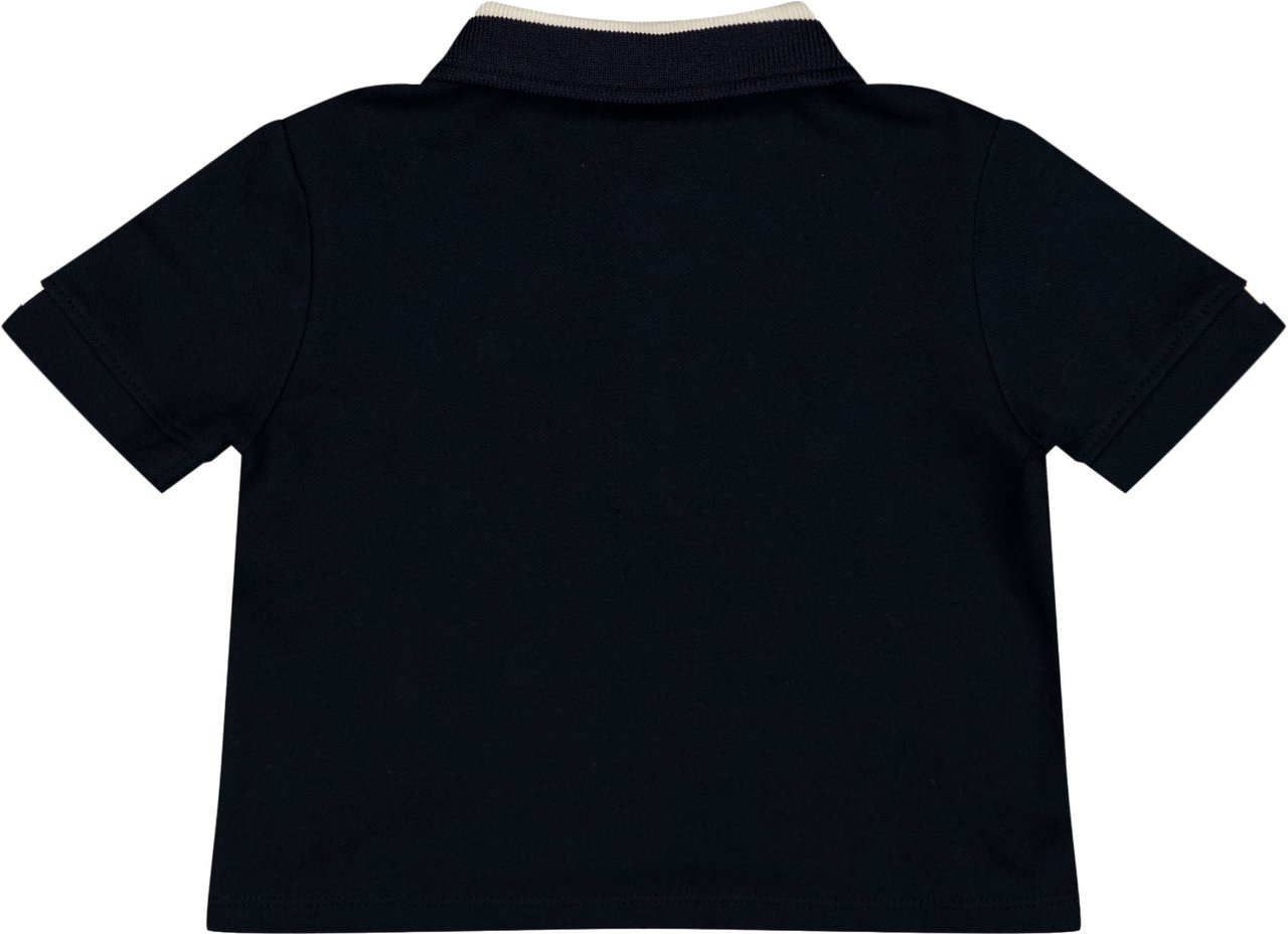 Emporio Armani Armani Baby Jongens Polo In Navy Blauw
