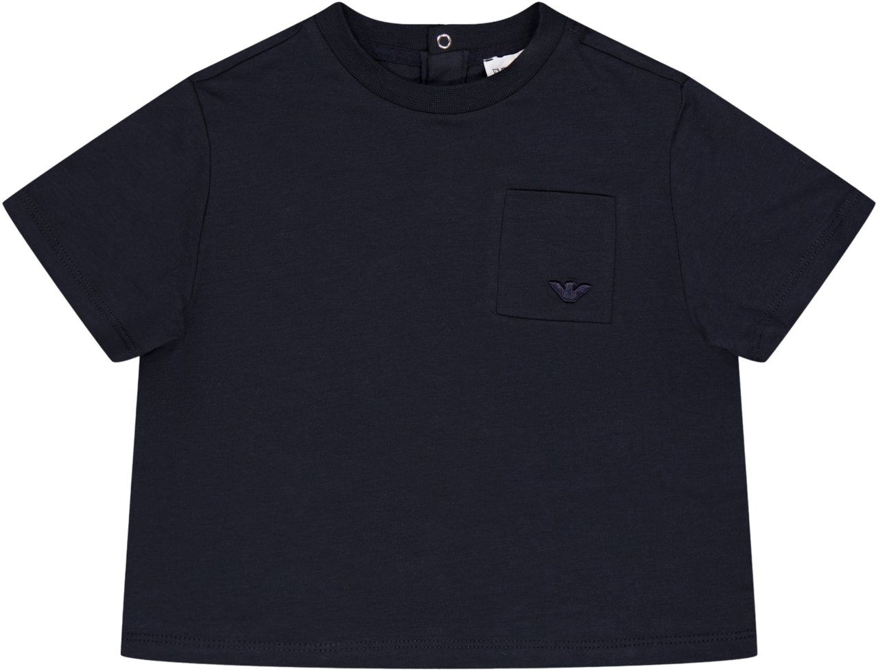 Emporio Armani Armani Baby Jongens T-Shirt In Navy Blauw