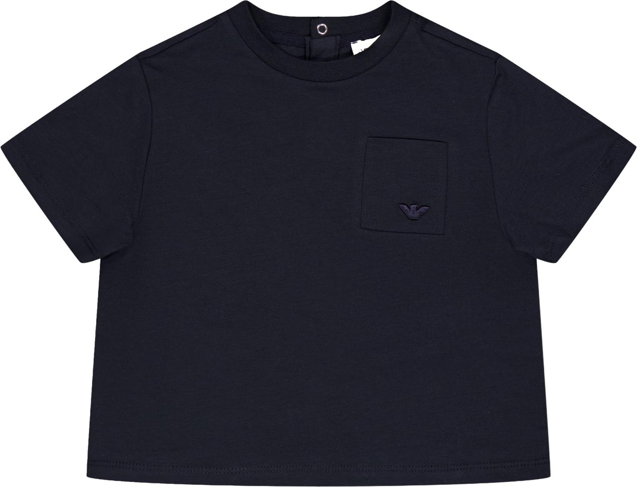 Emporio Armani Armani Baby Jongens T-Shirt In Navy Blauw