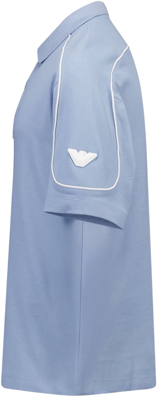 Emporio Armani Armani Kinder Jongens Polo In Licht Blauw Blauw