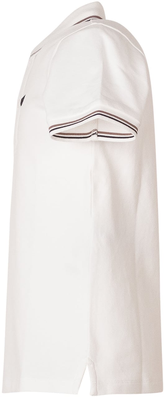 Emporio Armani Polo con Profili a Contrasto Wit