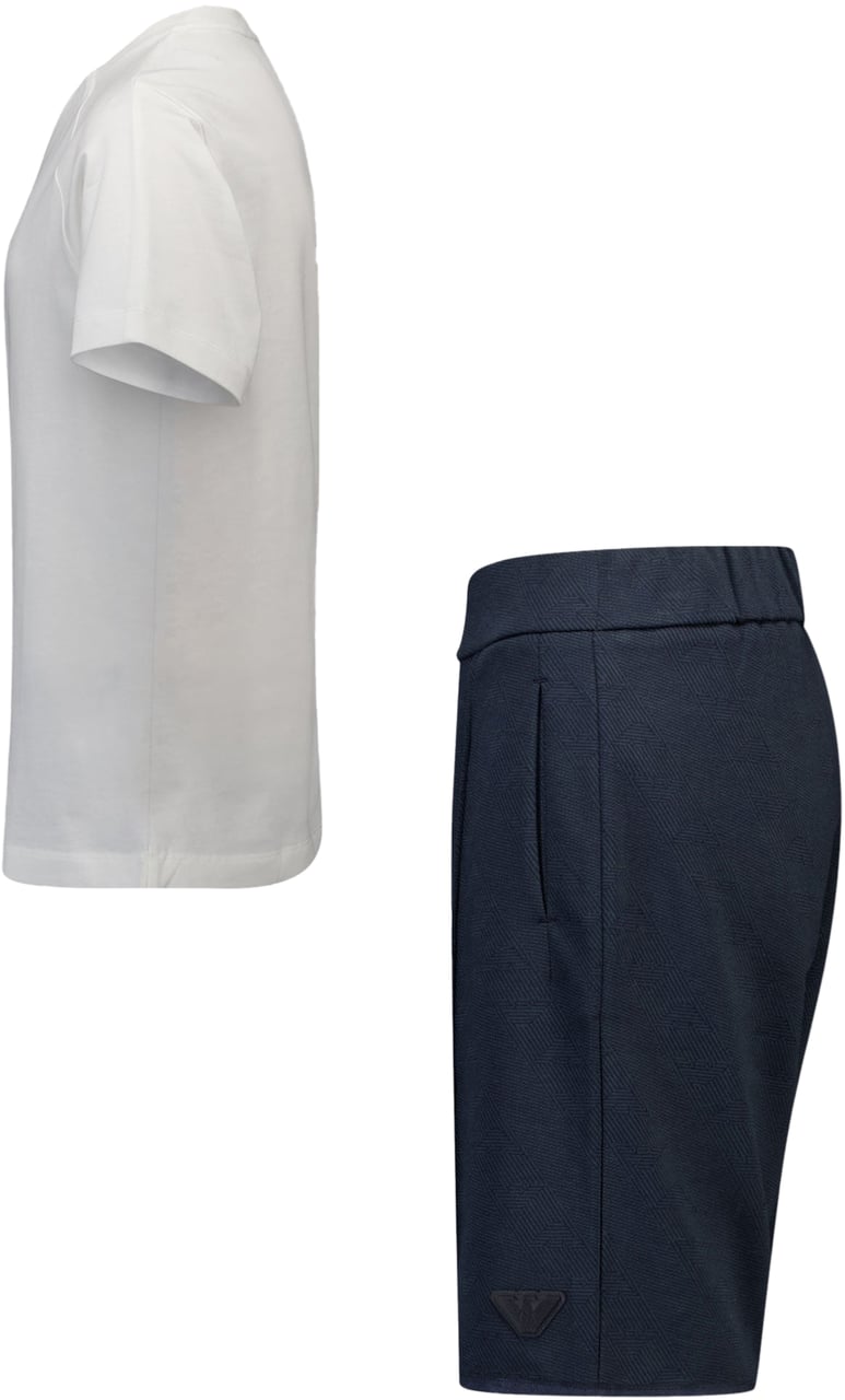 Emporio Armani Armani Kinder Jongens Setje In Navy Blauw