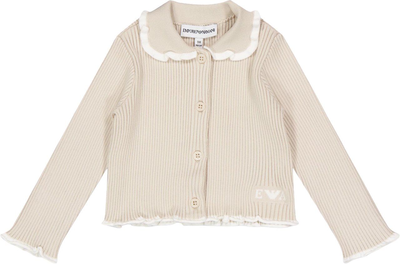 Emporio Armani Armani Baby Meisjes Vest In Beige Beige