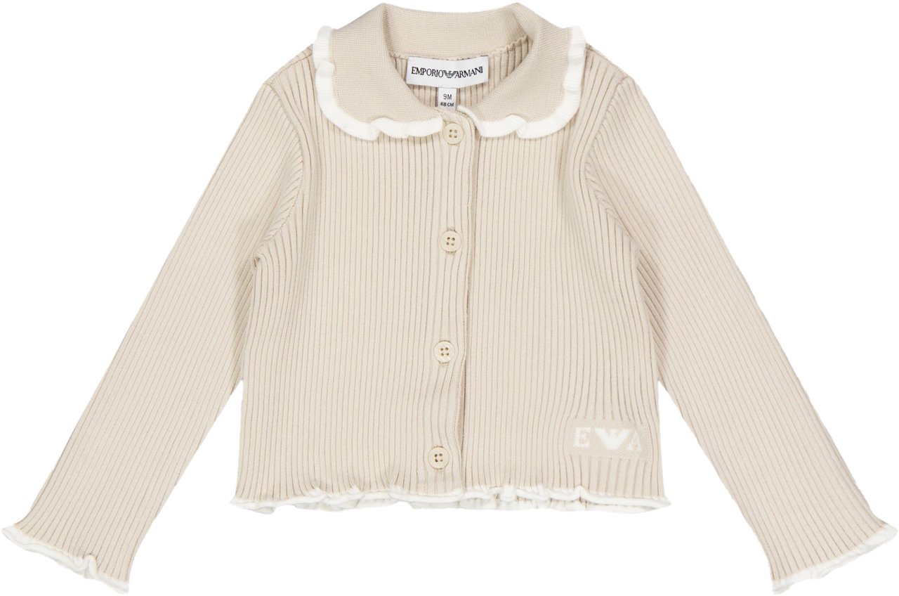 Emporio Armani Armani Baby Meisjes Vest In Beige Beige