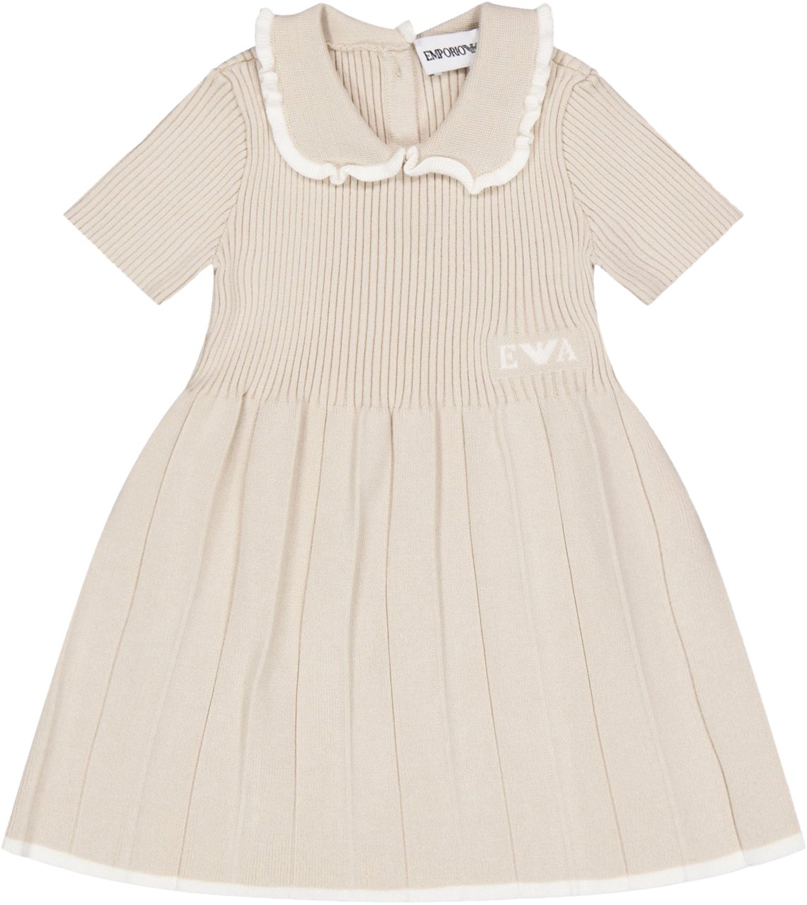 Emporio Armani Armani Baby Meisjes Jurk In Beige Beige