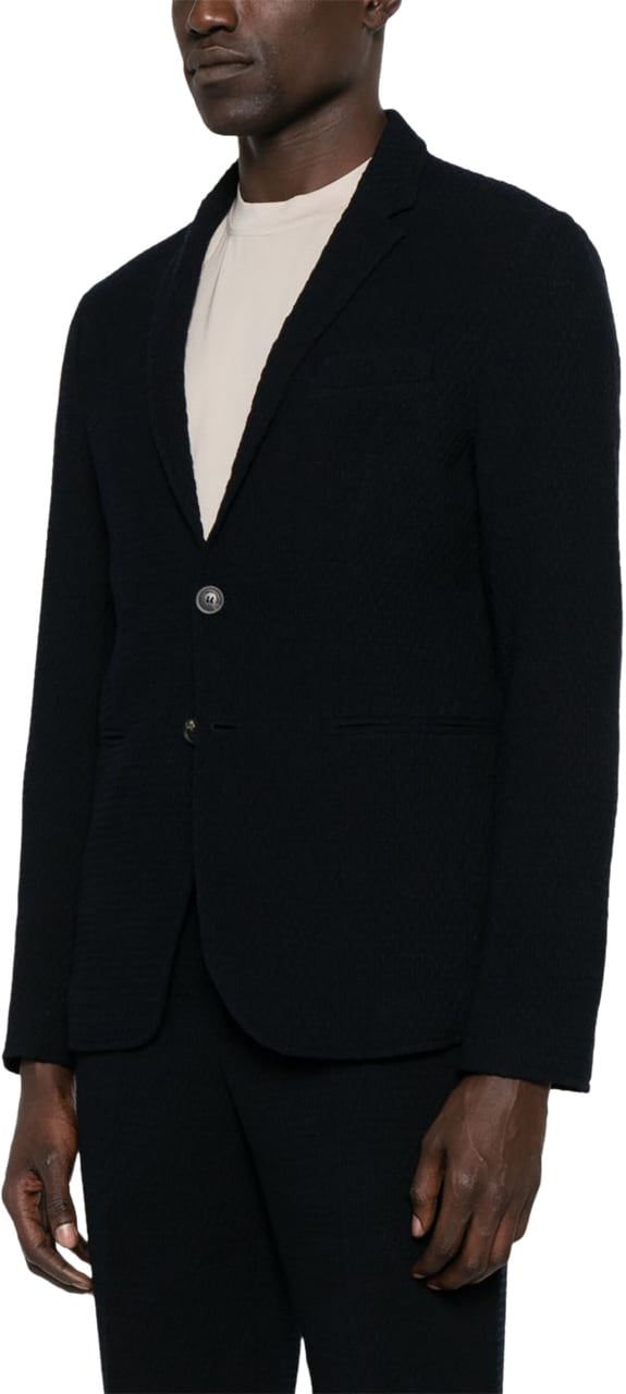 Emporio Armani Jackets Blue Blauw