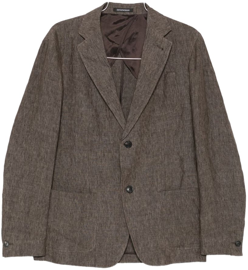 Emporio Armani Jackets Brown Bruin