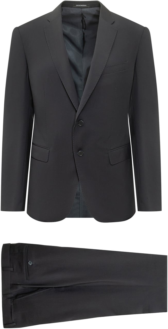 Emporio Armani Abito Monopetto Donkergrijs