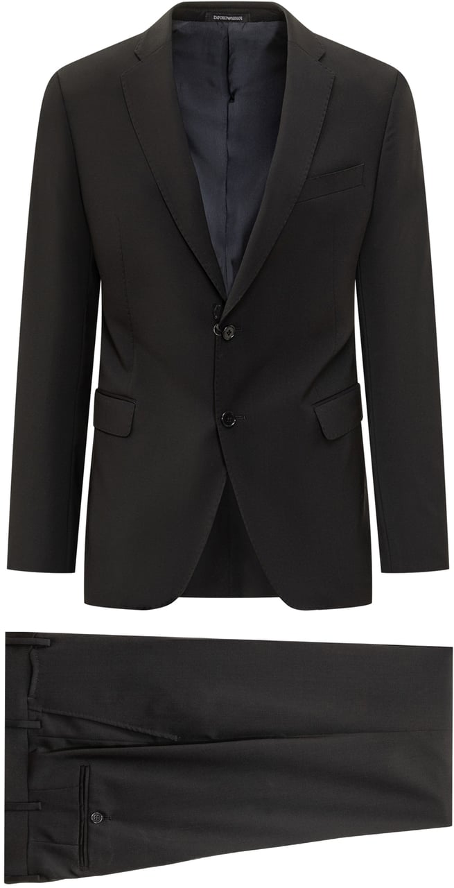 Emporio Armani Blazer Monopetto Nero Emporio ArmanI Zwart