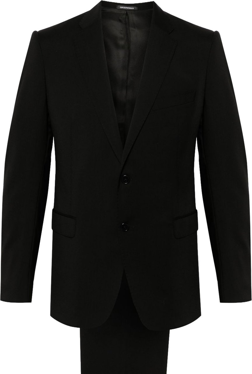 Emporio Armani Suit Black Zwart
